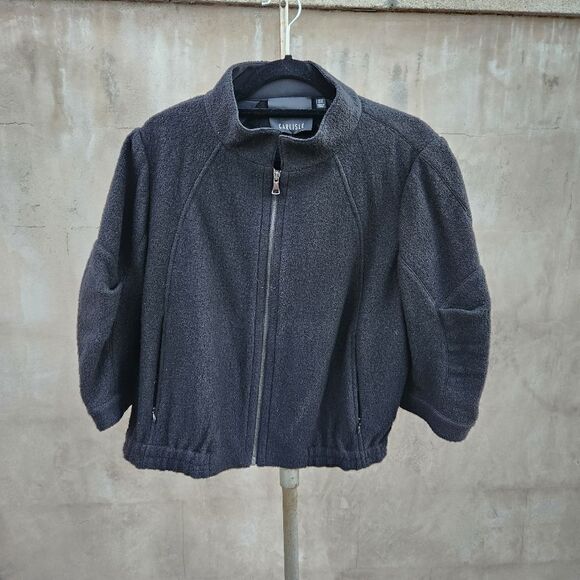 Carlisle nubby 100% wool sinched jacket - Picture 1 of 10